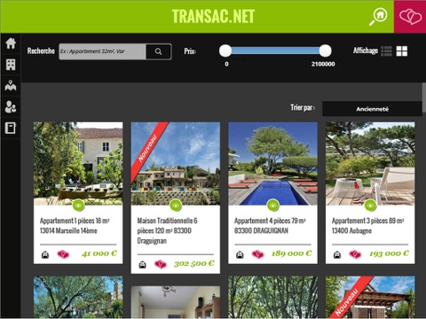 Transac.net screenshot 2