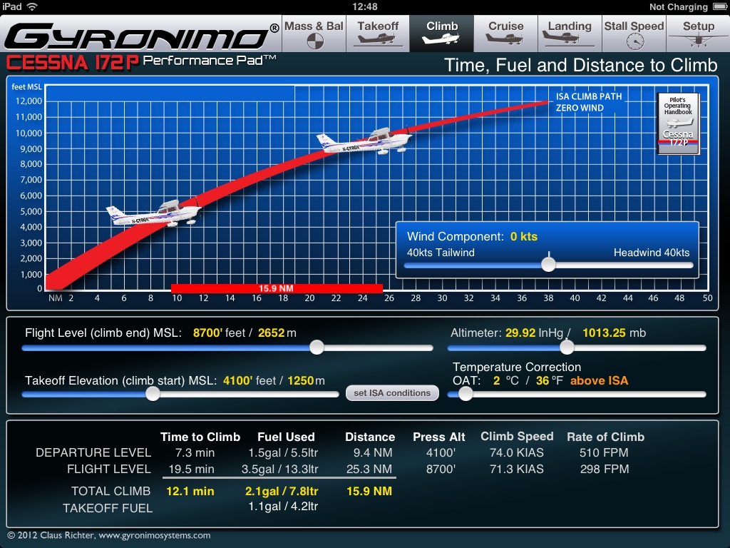 C172P Performance Pad screenshot 2