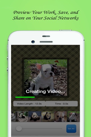Pic Slider - Slide Show Maker for phots and pictures to Create Easy and Litely Slideshows Effects with Vid Stitch Style screenshot 4