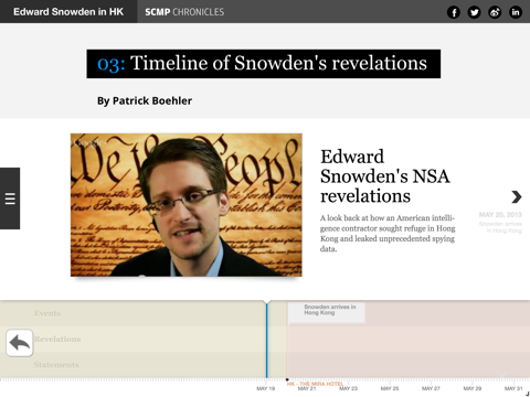 SCMP Chronicles - Edward Snowden in Hong Kong screenshot 2