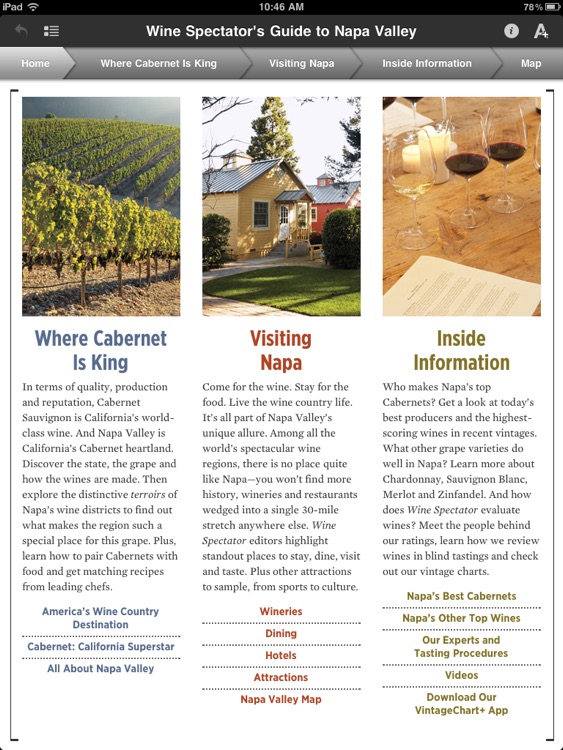 Wine Spectator's Guide to Napa Valley
