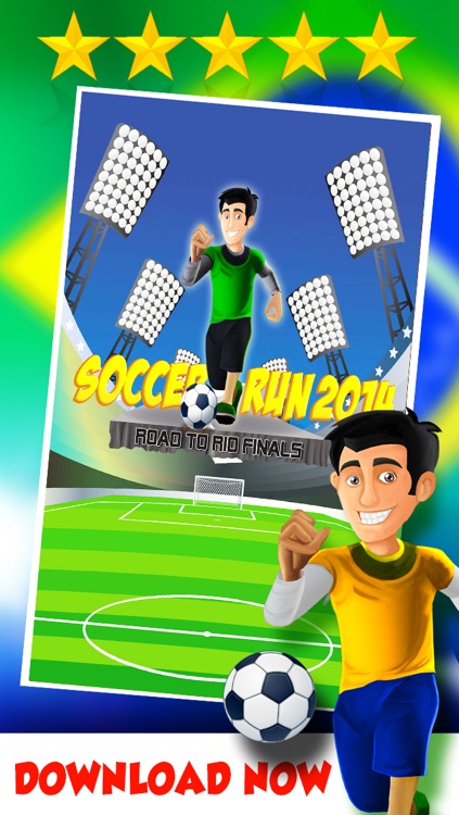 A Brazil World Soccer Football Run 2014: Road to Rio Finals - Win the Cup! screenshot-4