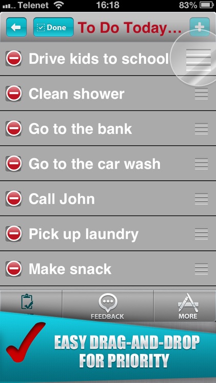 To Do-List for Getting Things Done! (create simple todo lists and check mark all your finished tasks)