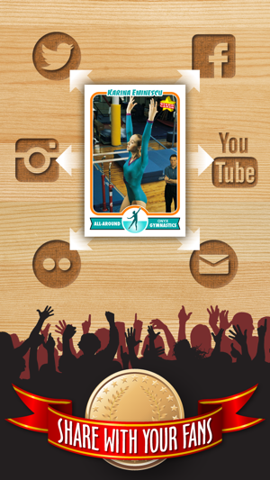 Women's Gymnastics Card Maker - Make Your Own Custom Gymnast(圖4)-速報App