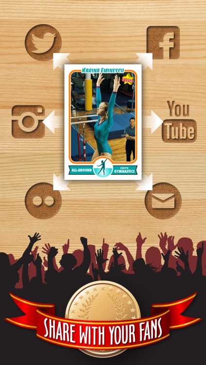 Women's Gymnastics Card Maker - Make Your Own Custom Gymnastics Cards with Starr Cards screenshot-3