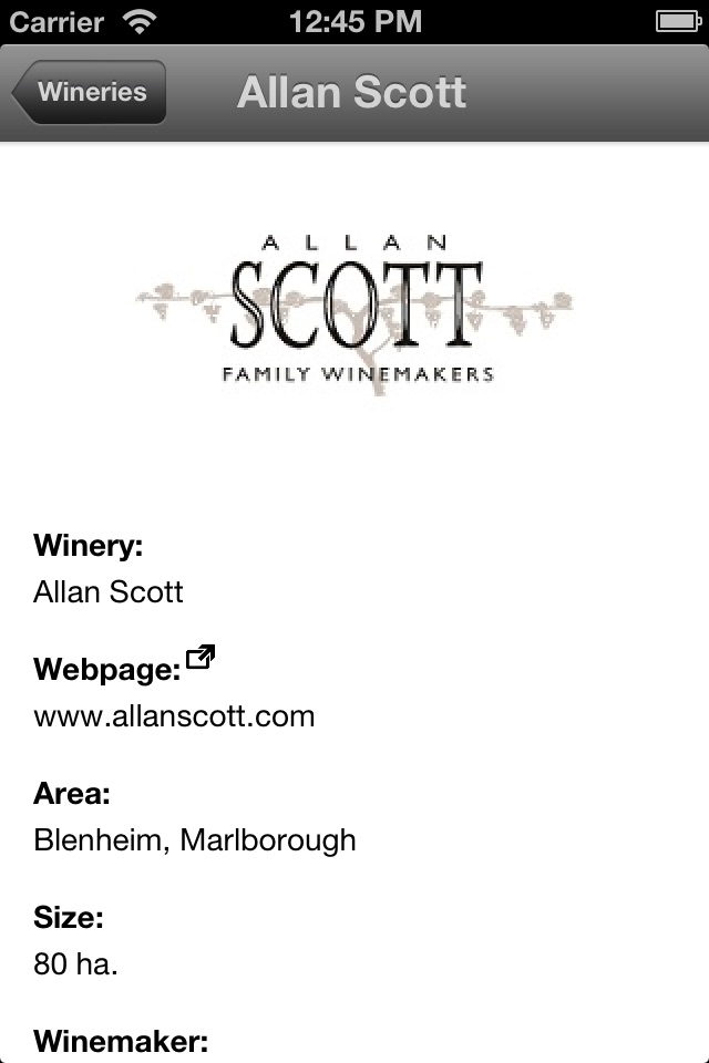 WINE-LIST.ME/NZ screenshot 2