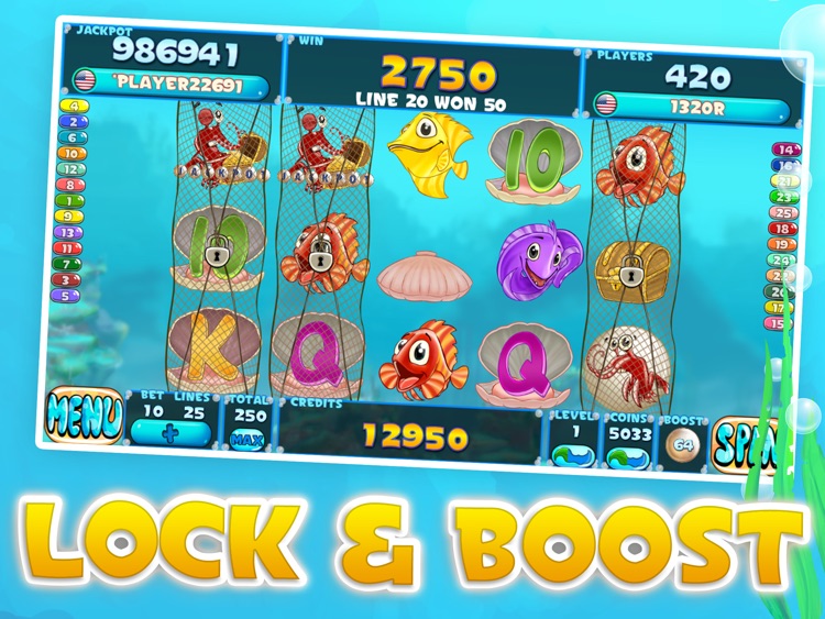 Fishy Slots HD Fun screenshot-4
