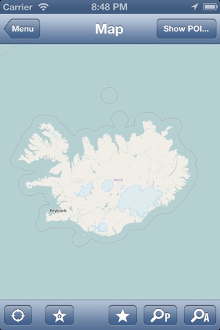 Iceland Offline Map - PLACE STARS screenshot 2