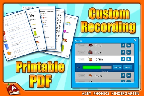 Abby Phonics - Kindergarten Free Lite screenshot 2