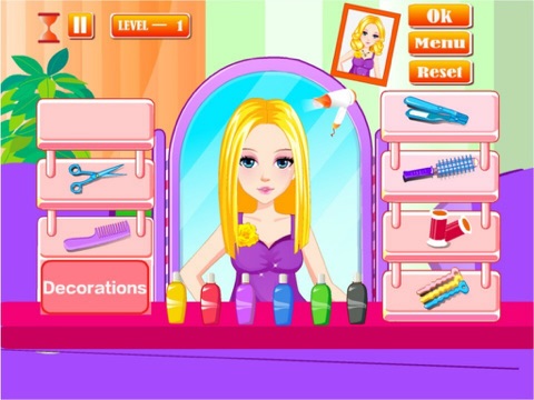 Hairdresser Challenge Games 2 HD - The hottest hairdresser salon game for girls and kids! screenshot 4