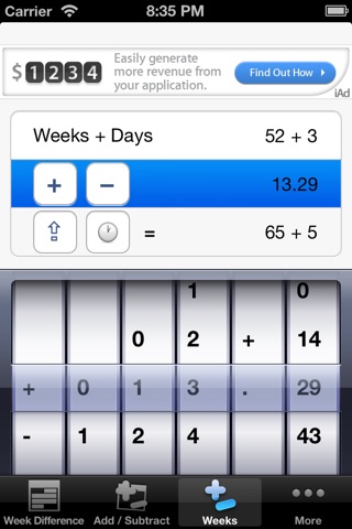 Week Difference Calculator screenshot 3