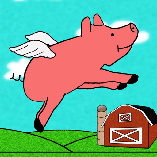 Pig Jump: Fly a Pig Through Haystacks! Icon