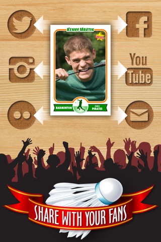 Badminton Card Maker - Make Your Own Custom Badminton Cards with Starr Cards screenshot 4