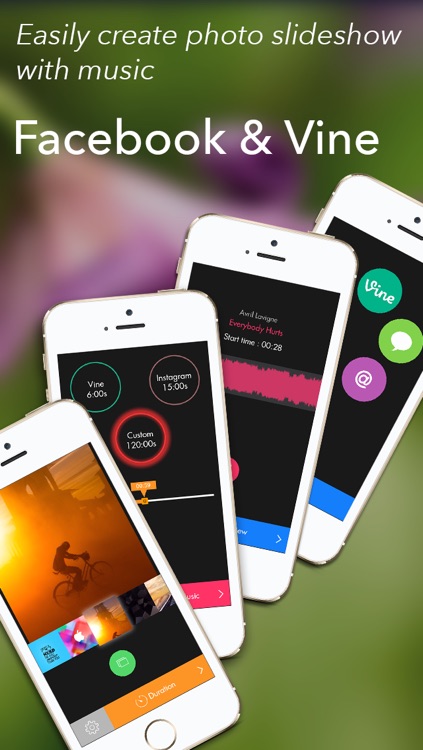 PhotoFlow - Create amazing photo slide show to Vine , Facebook