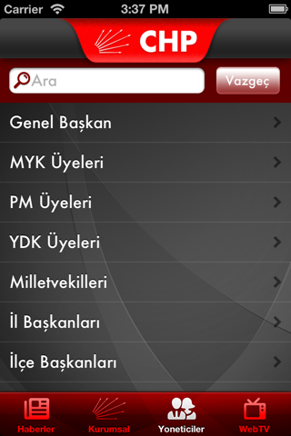 CHP-Mobil screenshot 3