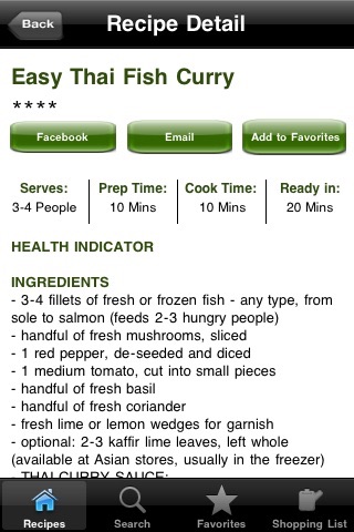 Thai Recipes Collection screenshot 3