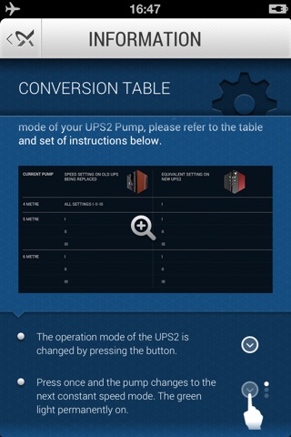 Grundfos UPS2 screenshot 3