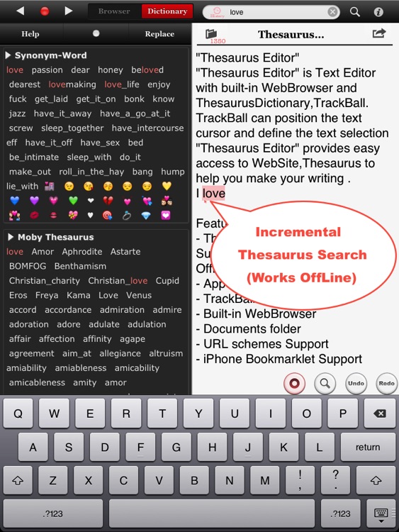 Thesaurus Editor HD