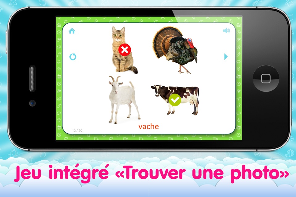 Fiches de vocabulaire pour enfants et apprentissage et jeu de logique «Trouver une photo» screenshot 2