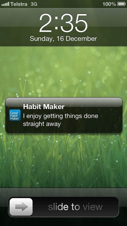 Good Habit Maker - New habits through positive reminders screenshot-3
