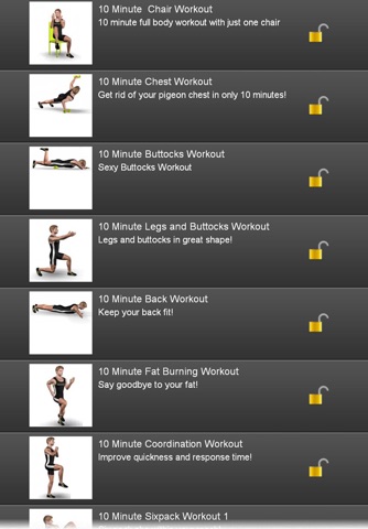 10 Minute Fitness App LITE screenshot 3