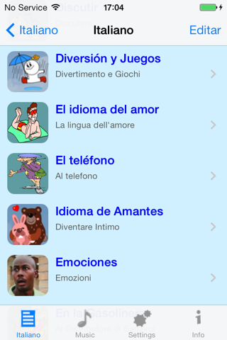 Italiano - Talking Spanish to Italian Translator and Phrasebook screenshot 3