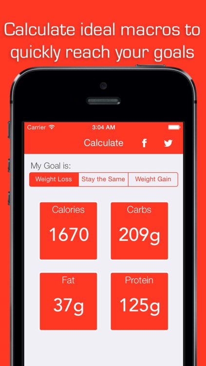 Optimum Macros - Fitness Macronutrient Finder using Harris Benedict Formula