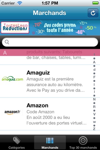 ToutesLesReductions.fr screenshot 4