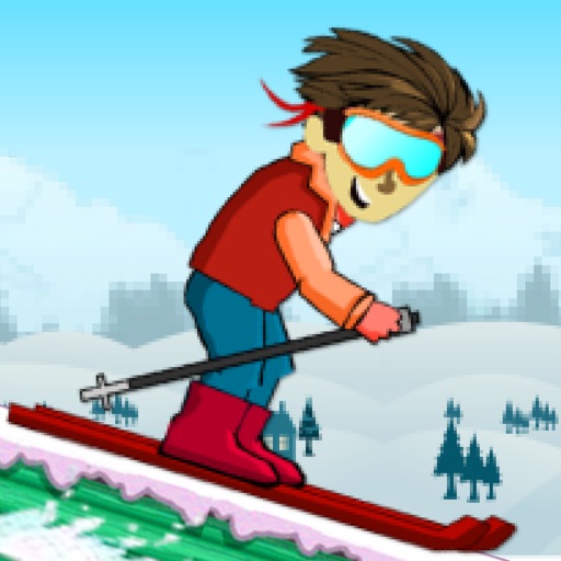 Ski-Cross Flying Trials : Fresh Powder Slope-s Free iOS App