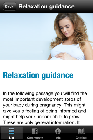 Pregnancy Relaxation screenshot 3
