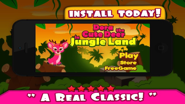 Dorine The Cute Deer In Jungle Land - Super Jump Adventure H(圖5)-速報App