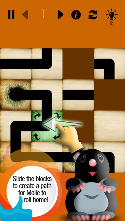 Unroll The Mole – Free Maze Puzzle Game