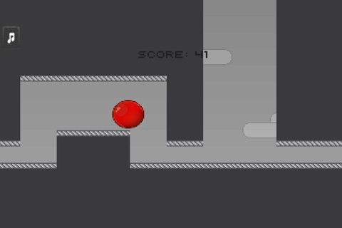 Red Ball Run 2 - Gray World Up screenshot 2