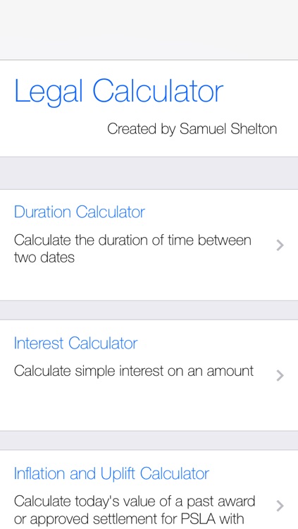 Legal Calculator