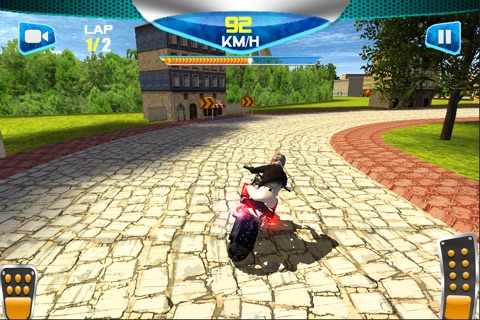 3D City Bike Rider Free screenshot 3