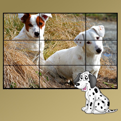 dog puzzle for kids vip icon