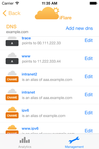 iFlare for CloudFlare™ screenshot 3