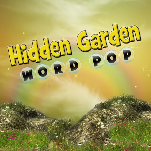 Hidden Garden Word Pop iOS App
