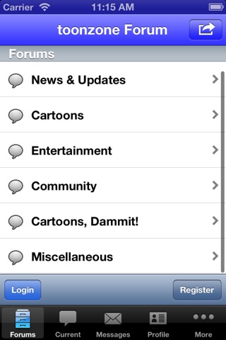 toonzone Animation News Forums screenshot 2