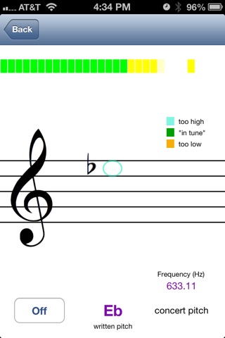 Pitch Perfect Visual Tuner Lite screenshot 3