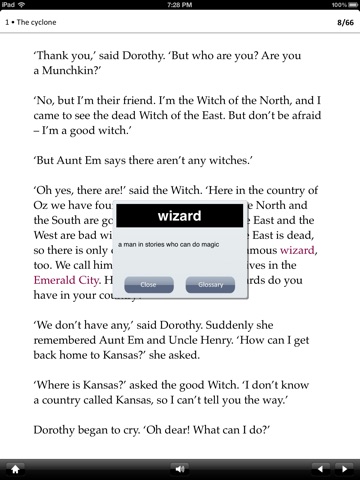 The Wizard of Oz: Oxford Bookworms Stage 1 Reader (for iPad) screenshot 3