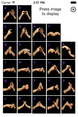 BSL: Fingerspelling (Lifeprint.com) screenshot 2