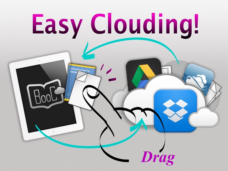 BooC ebook reader - Get & Read free books via Dropbox, Google Drive, Sky Drive and Web screenshot-4