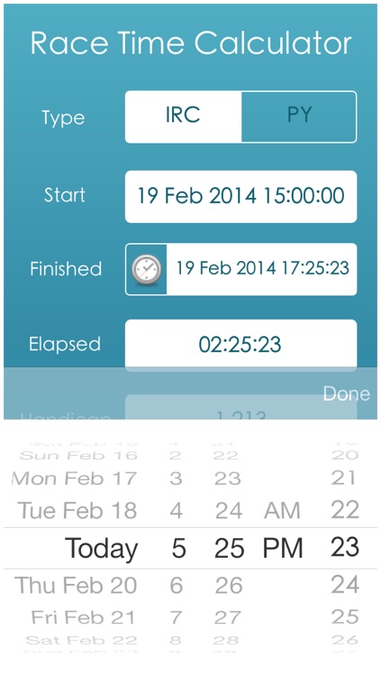 HandicApp - the Sailing Race Time Calculator (PY & IRC) screenshot-3