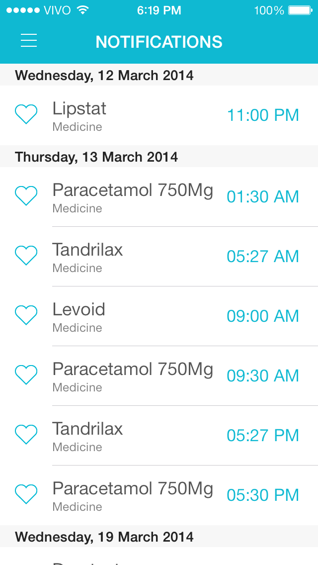 iMeds - Pill and Medical Appointments Reminder Screenshot 2