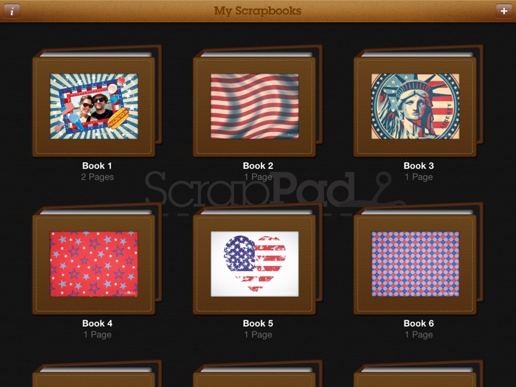 ScrapPad - Stars and Stripes - Patriotic Photo Album screenshot-3