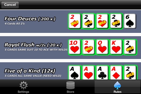 Video Poker - Deuces Wild - screenshot 4