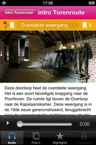 De Muiderslot kasteelApp: een complete museumgids in pocketformaat! screenshot 4