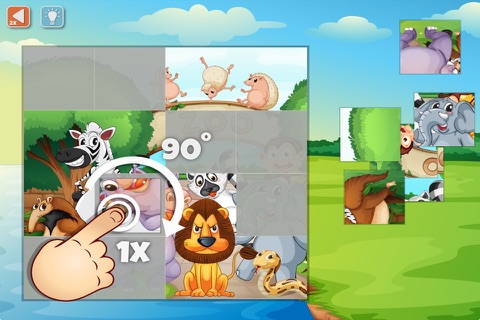 Animal Kids Jigsaw Puzzles - Educational Learning Games screenshot 2