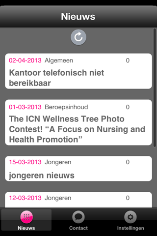 Nieuws app screenshot 2